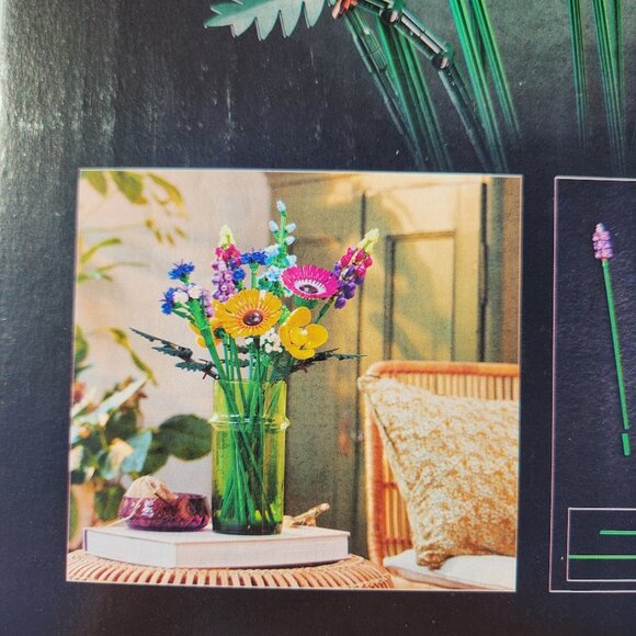 LEGO 10313 Botanicals Artificial Wildflower Bouquet Fake Flowers Building Set To - Picture 12 of 16